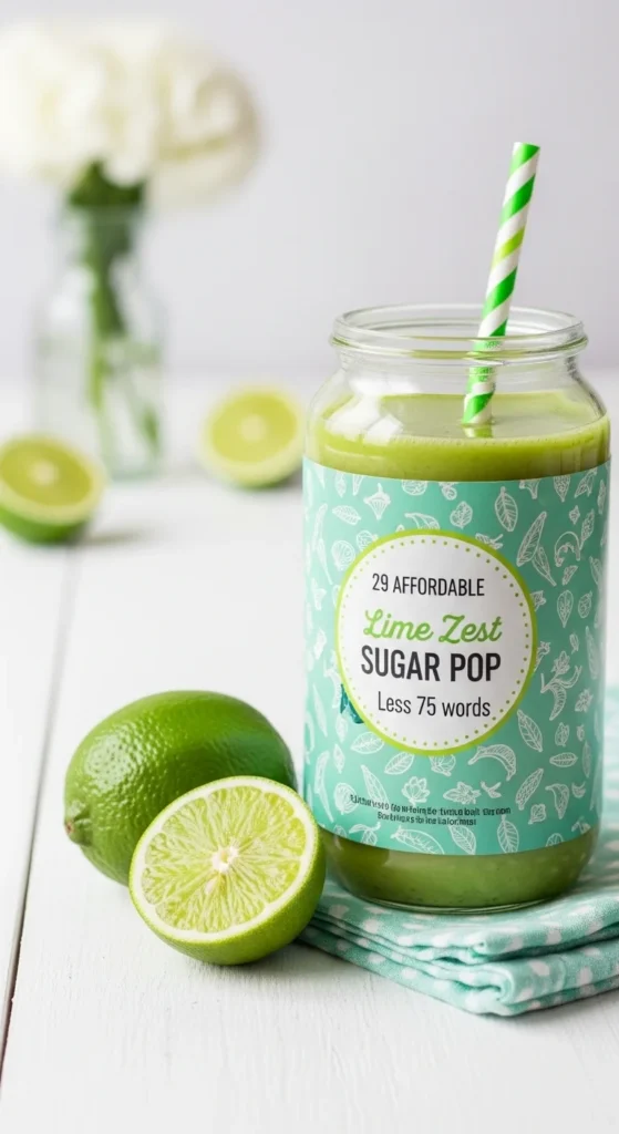 Lime Zest Sugar Pop