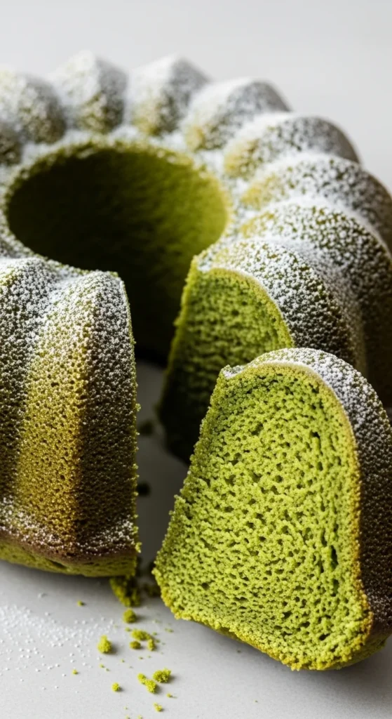 Matcha Bundt Cake