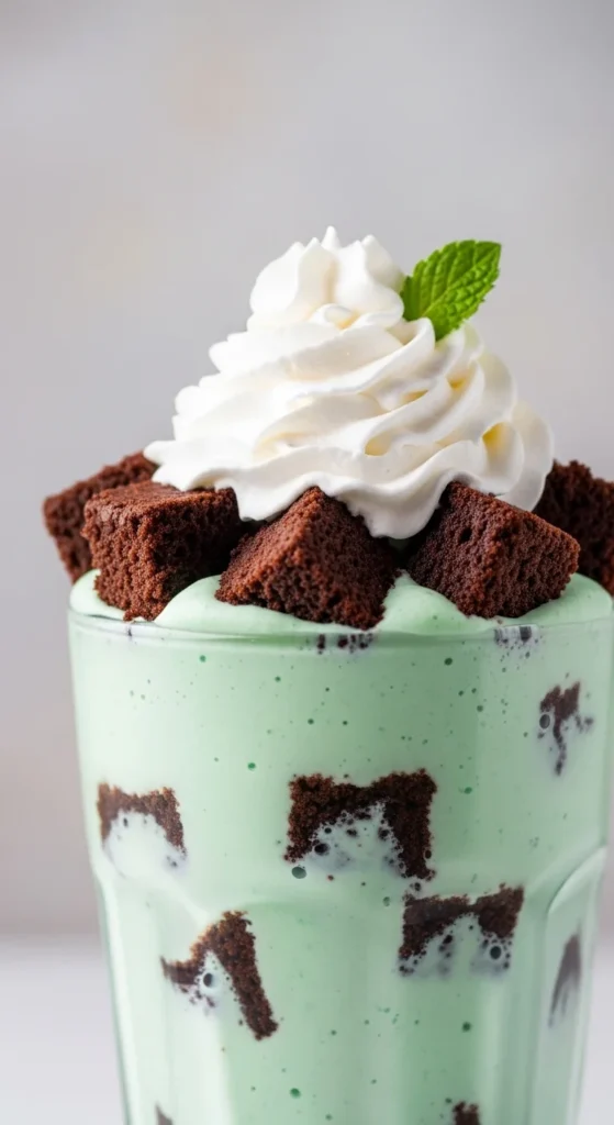 Mint Brownie Bite Shake