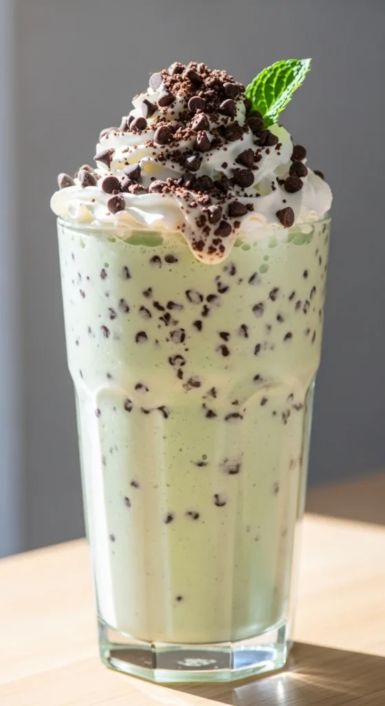 Mint Chocolate Chip Shake