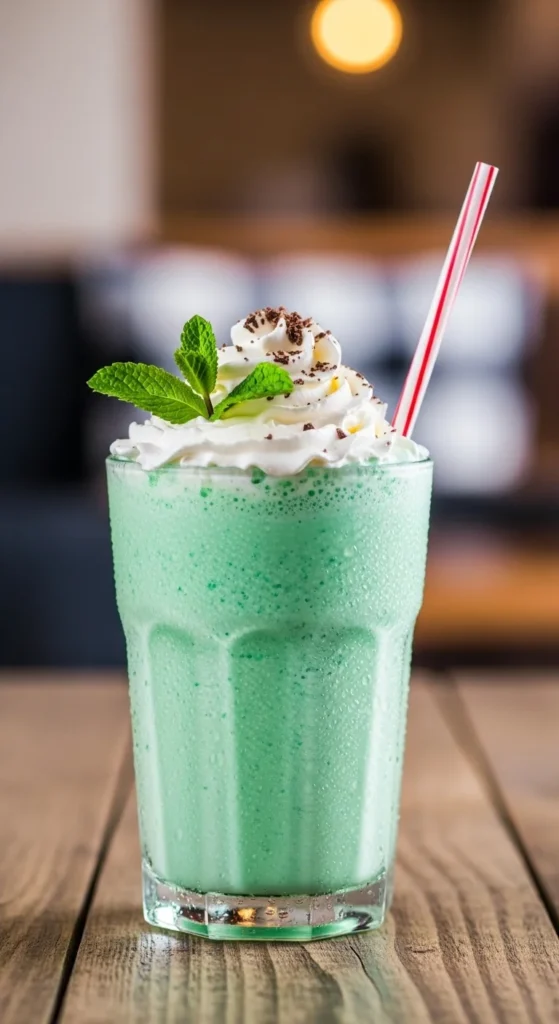 Mint Ice Cube Shake