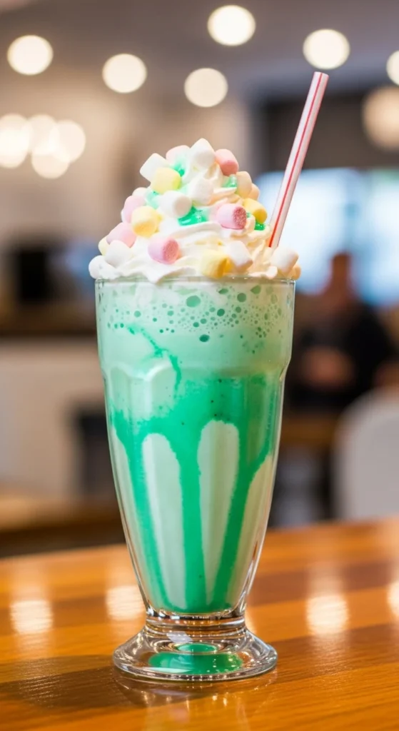 Mint Marshmallow Cream Shake