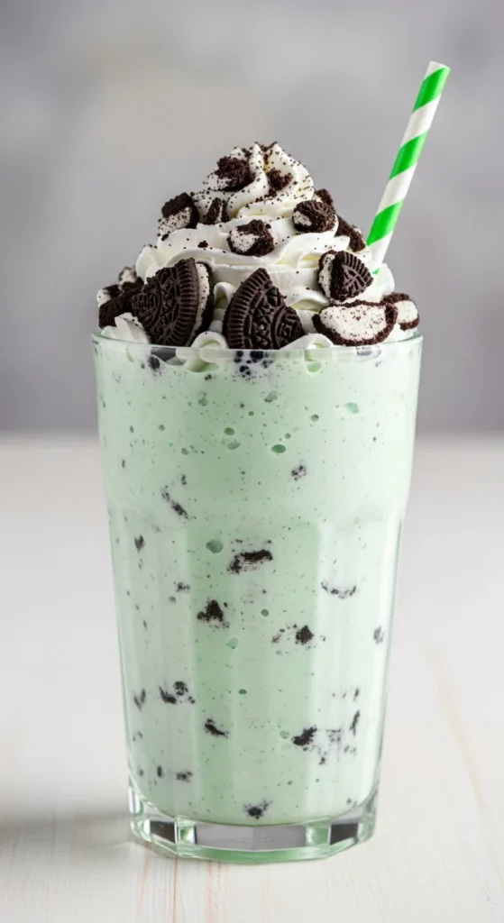 Mint Oreo-Style Milkshake