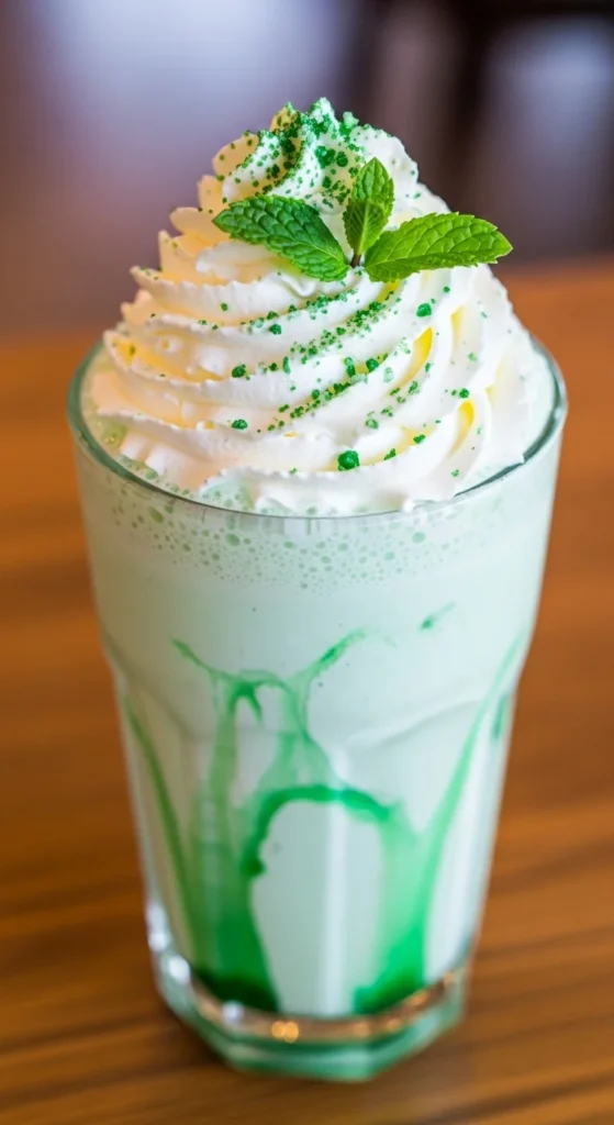 Mint Whipped Topping Shake