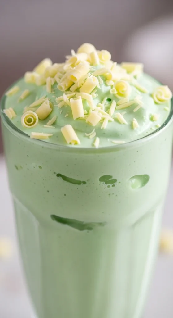 Mint White Chocolate-Style Shake