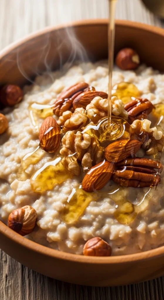 Nutty Oat Breakfast Bowl