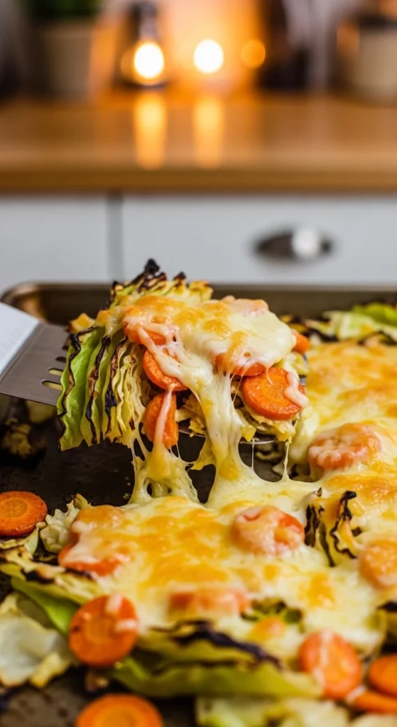 One-Pan Cabbage, Carrots, and Irish Cheddar Melt