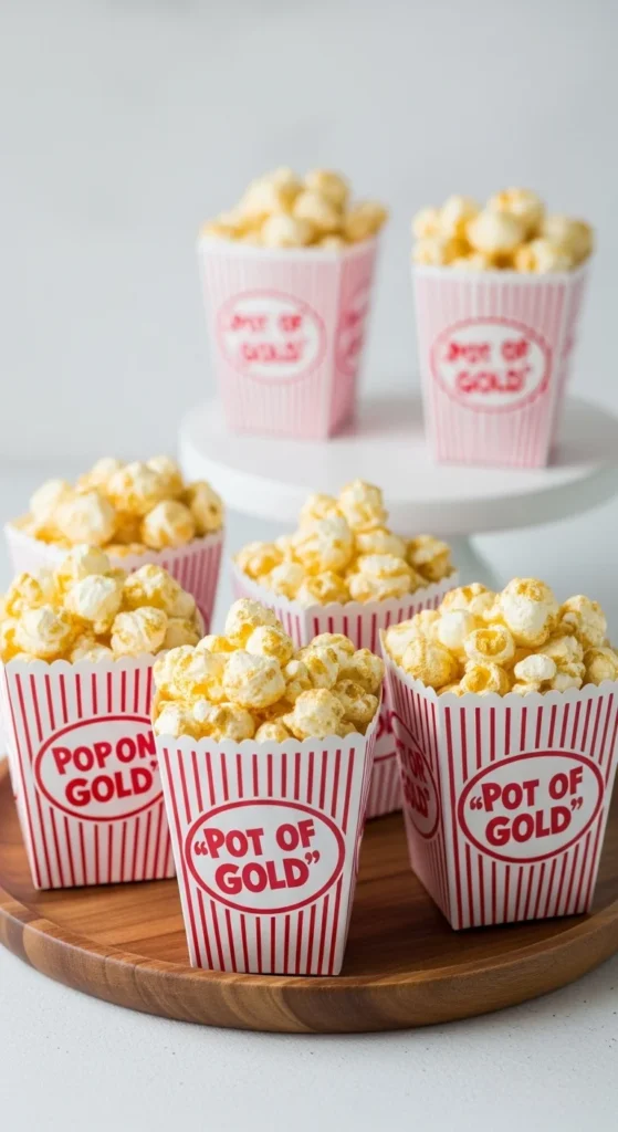 Popcorn “Pot of Gold” Snack Cups