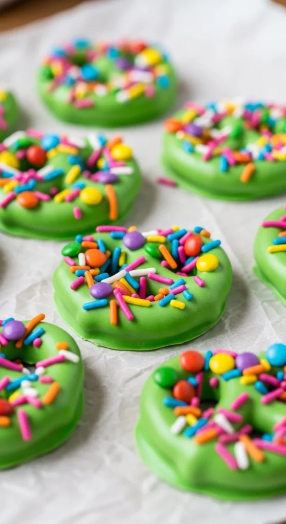 Sprinkle-Covered Party Pretzels