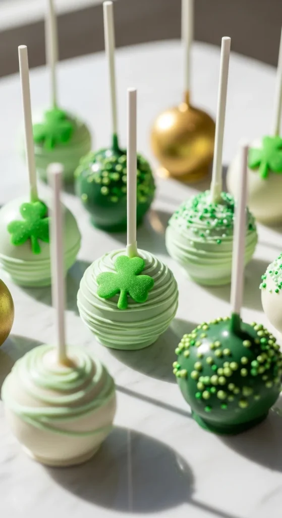 St. Patrick’s Day Cake Pops