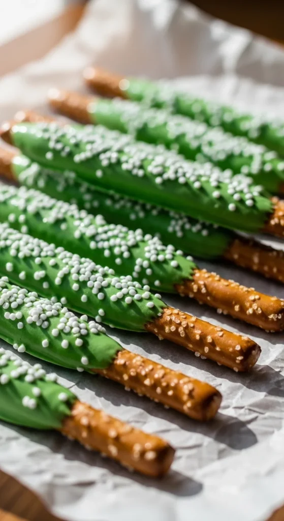 Sugar-Dusted Drizzle Pretzels
