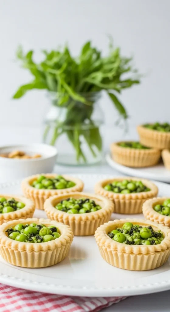 Sweet Pea, Mint, and Ricotta Hand Pies