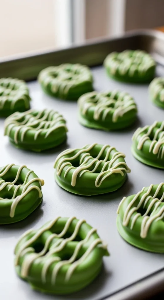 Two-Tone Drizzle Pretzel Twists