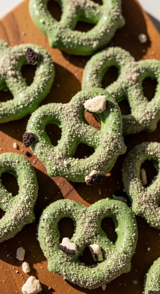 Vanilla Crumb Pretzels