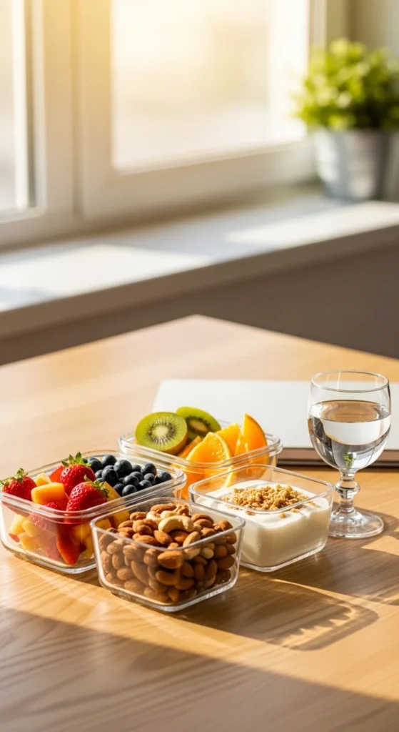 how to pack diet snacks for work