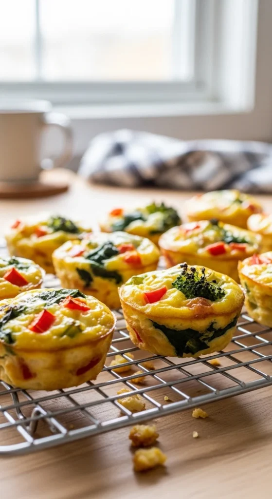 Cheesy Vegetable Egg Muffins