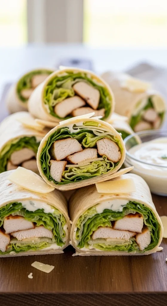 Chicken Caesar Wraps