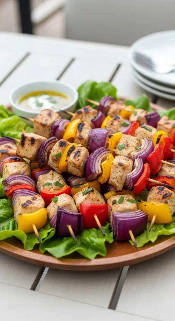 Chicken and Veggie Skewers
