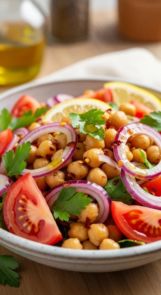 Chilled Spicy Chickpea Salad