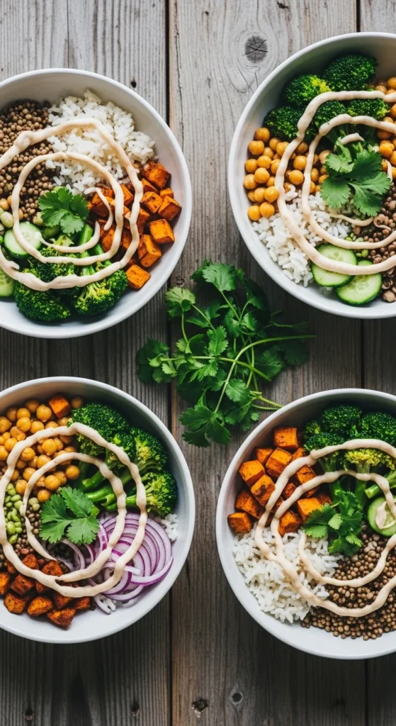 Colorful Grain Bowls