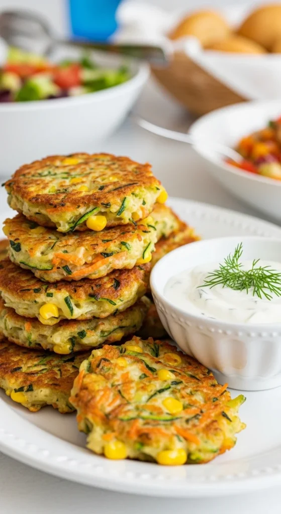 Crispy Veggie Fritters