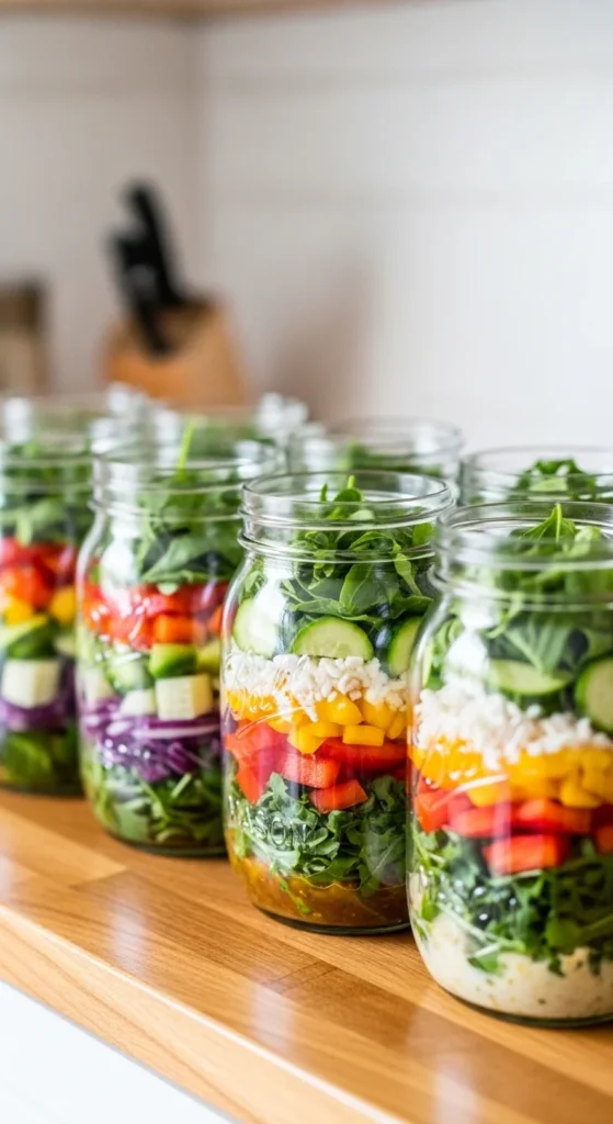 DIY Salad Jars