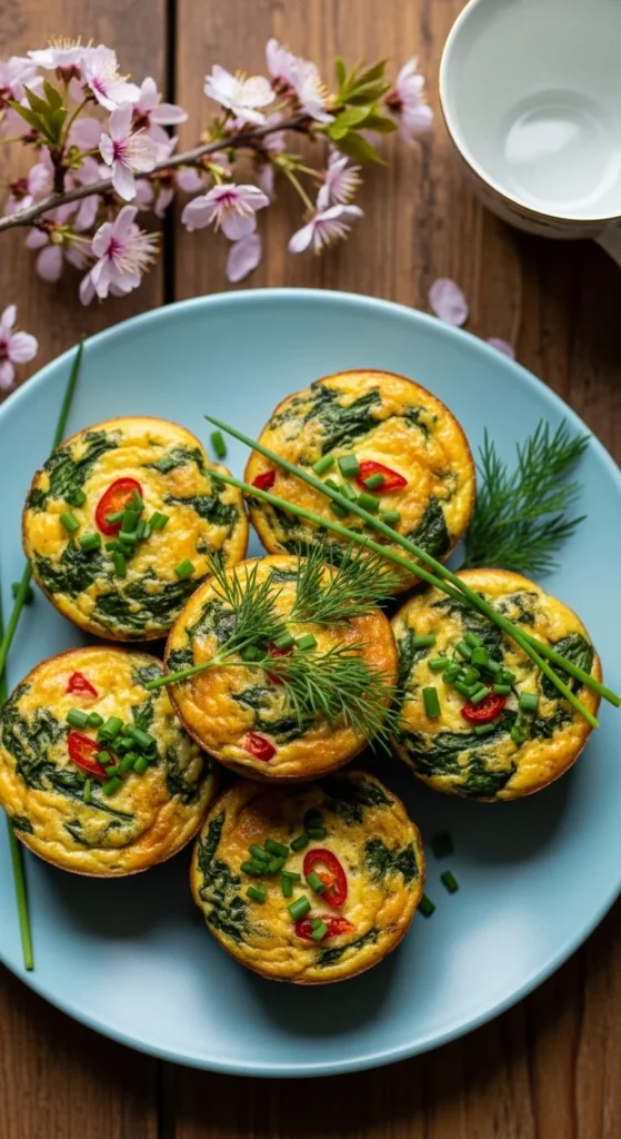 Egg and Spinach Muffins