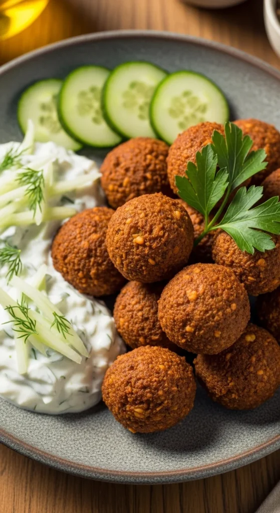 Falafel with Tzatziki Sauce