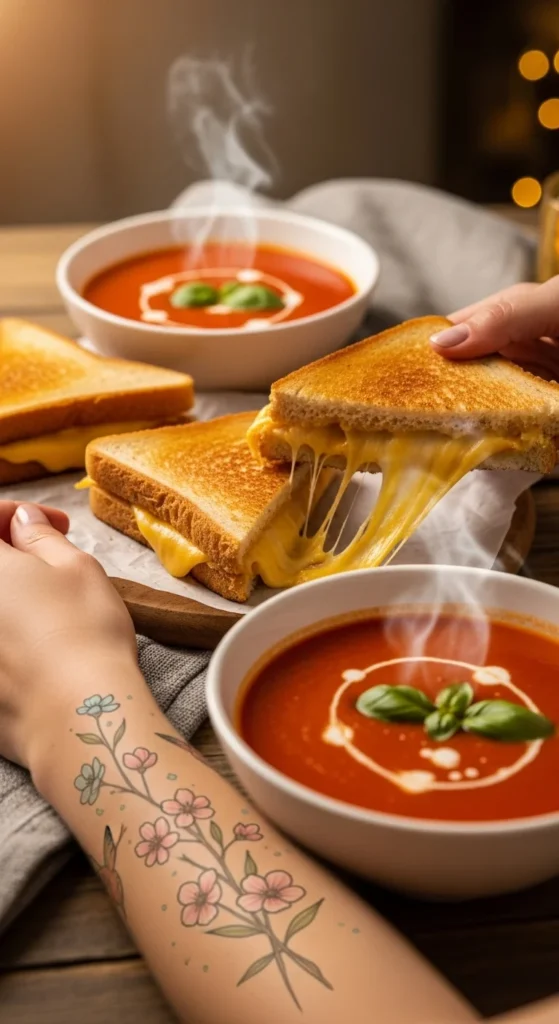 Grilled Cheese and Tomato Soup Combo