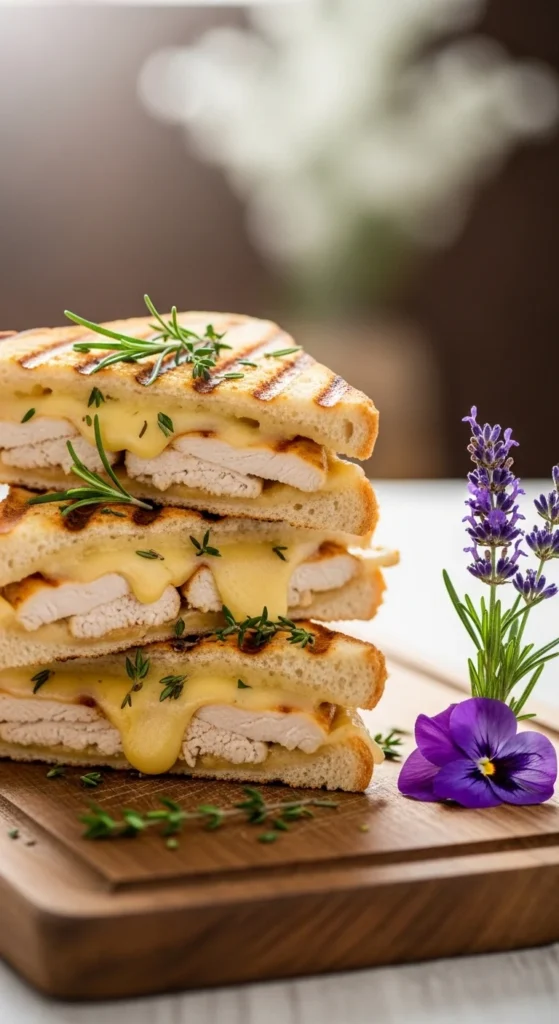 Grilled Chicken and Cheese Sandwiches