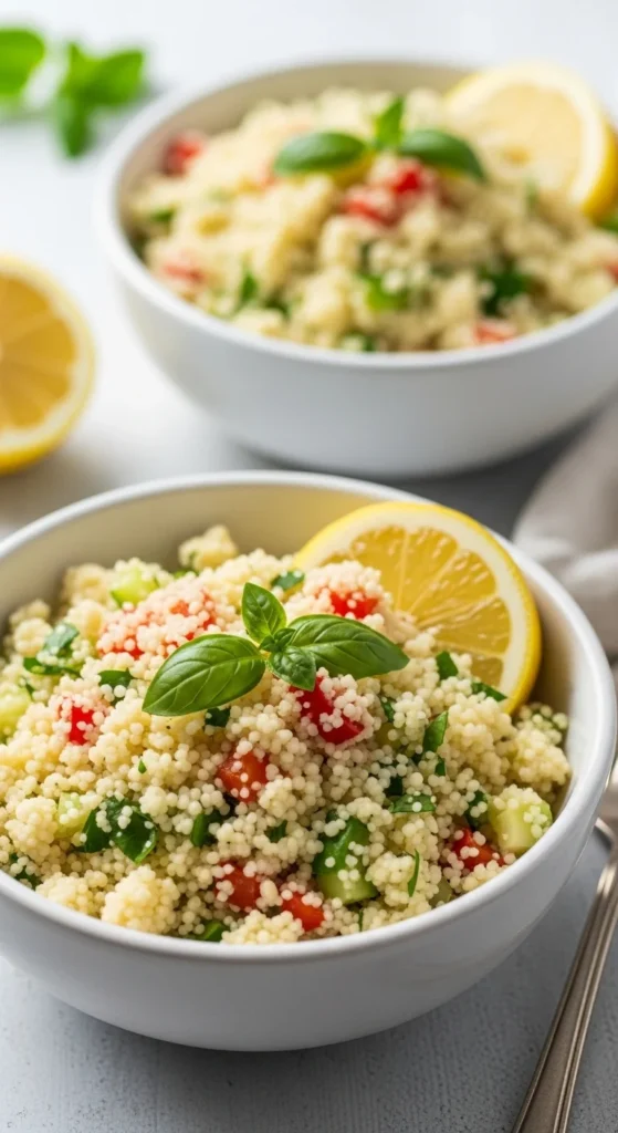 Lemon Herb Couscous Bowls