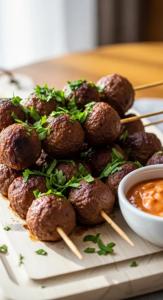 Meatball Skewers
