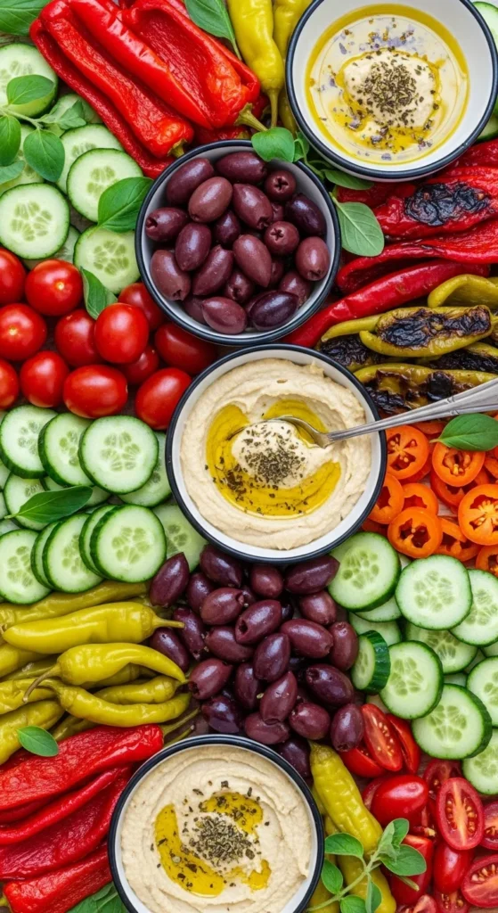 Mediterranean Veggie Platter