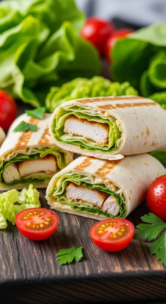 Mini Chicken Wraps