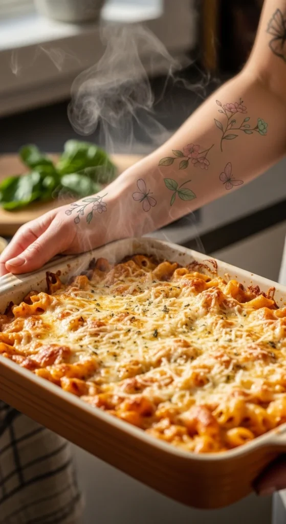 One-Tray Baked Pasta