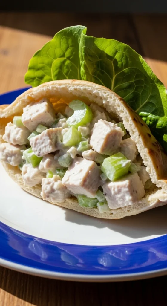 Pita Pockets with Chicken Salad