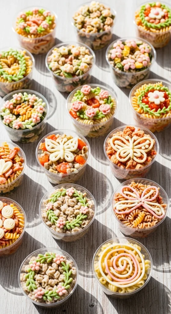 Quick Pasta Salad Cups
