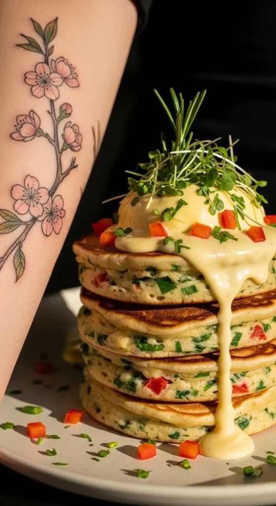 Savory Pancake Stack