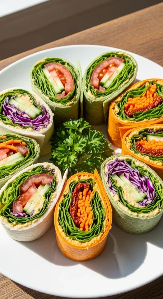 Simple Veggie Wraps