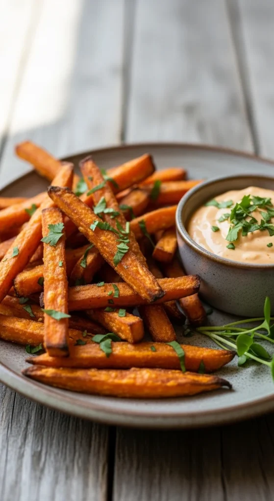 Sweet Potato Fries with Dip