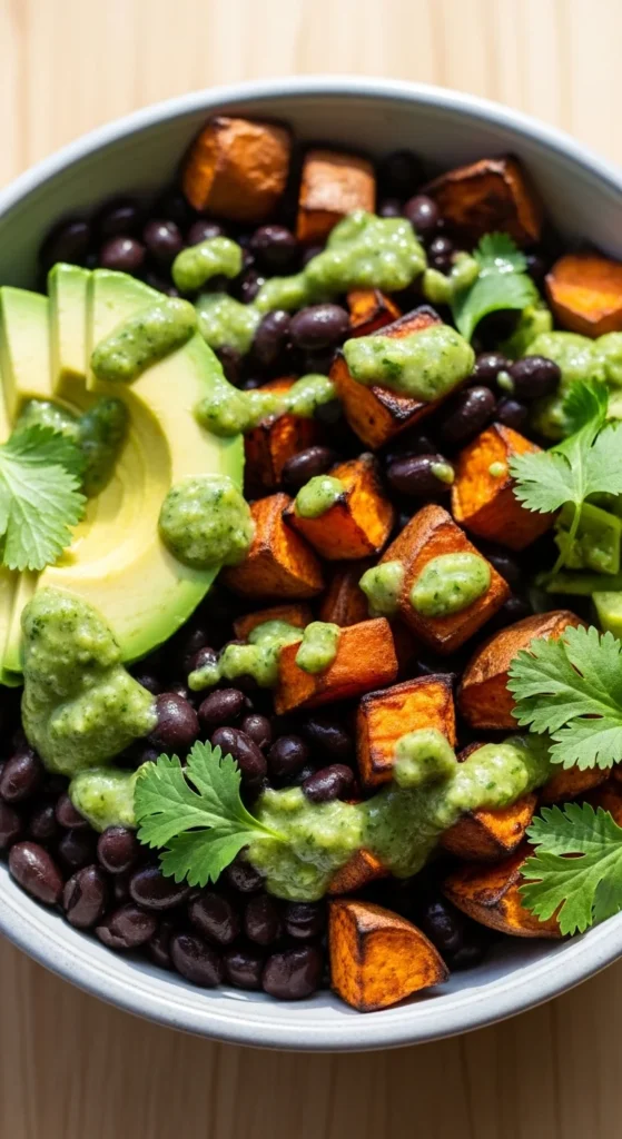 Sweet Potato and Black Bean Bowl