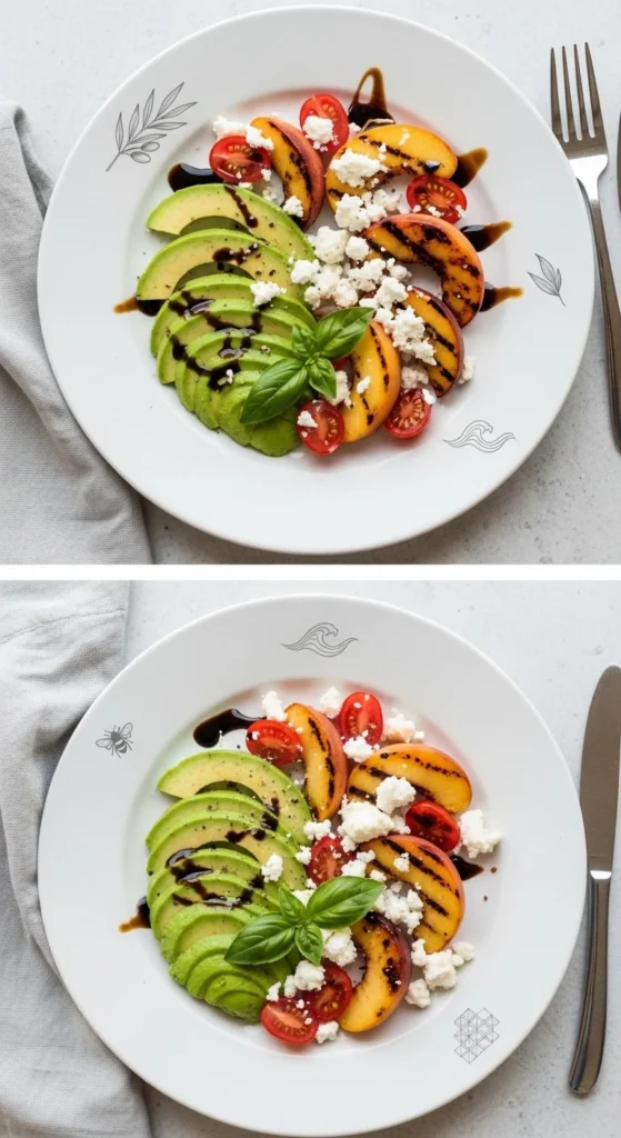 Sweet and Savory Fruit Salad Plates