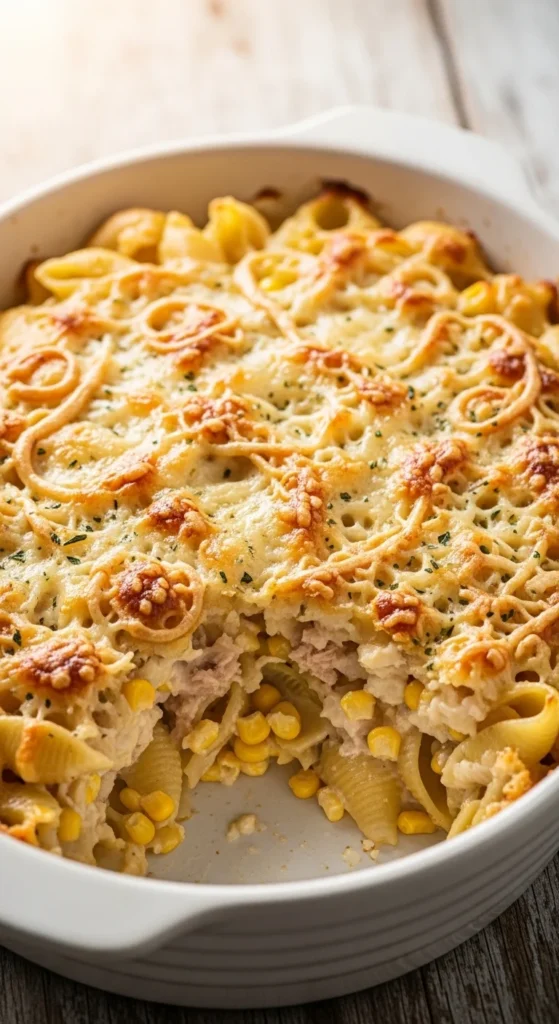 Tuna and Sweetcorn Pasta Bake