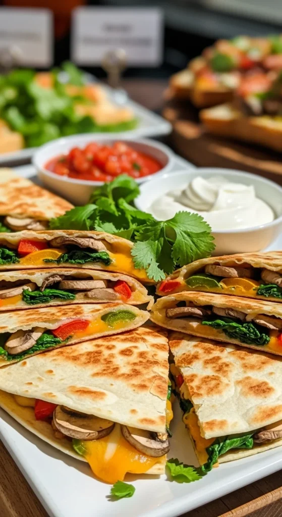 Vegetarian Quesadillas