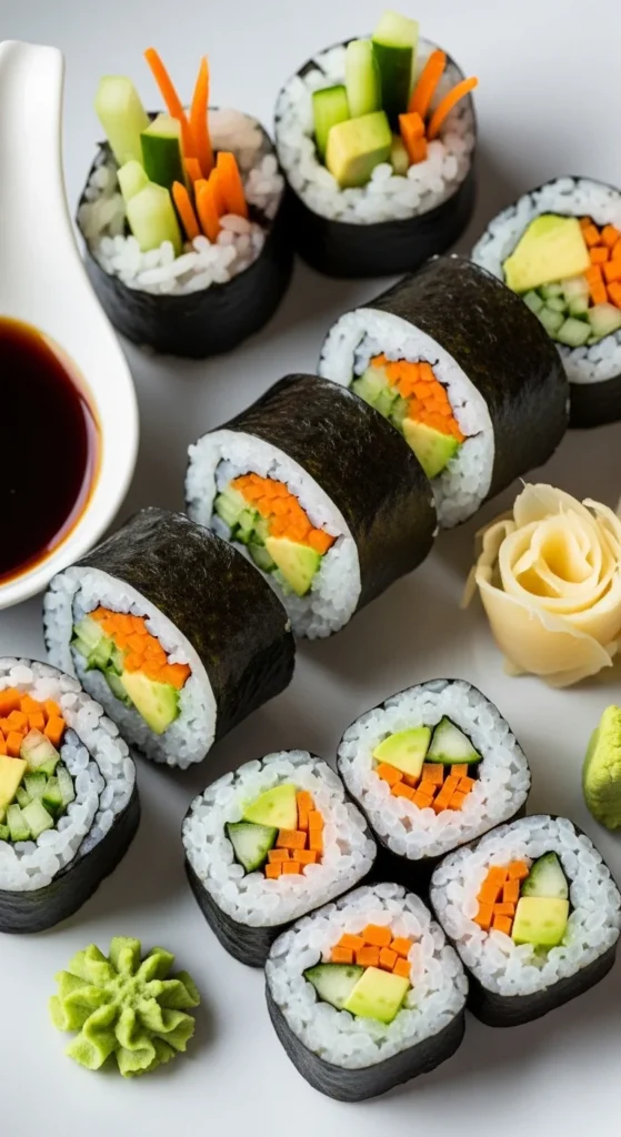 Vegetarian Sushi Rolls