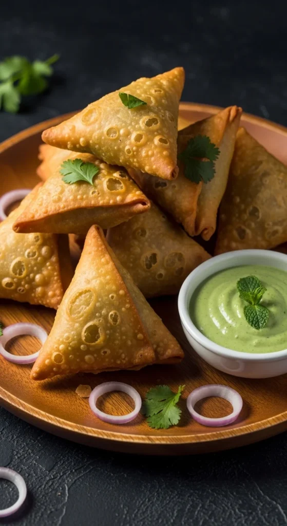  Veggie Samosas