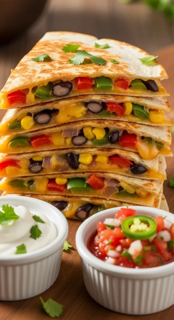 Veggie and Cheese Quesadillas