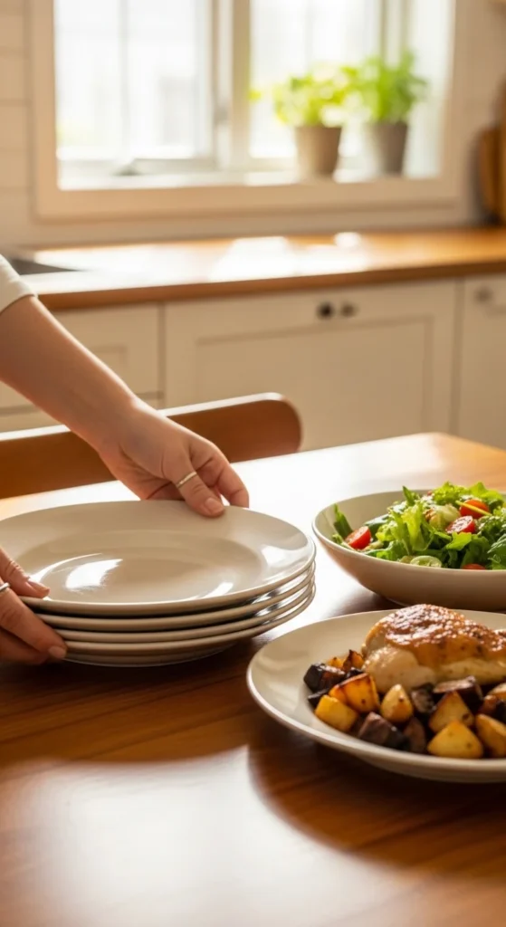 Warm the Serving Plates