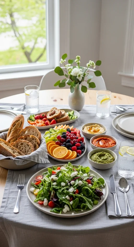 how to make a lunch spread for guests