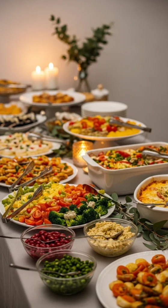 lunch buffet ideas for guests
